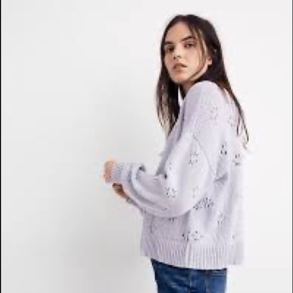 Madewell Purple Pullover Sweater - Picture 10 of 12